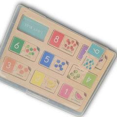 Number Puzzle (Wooden) - Toy Chest Pakistan