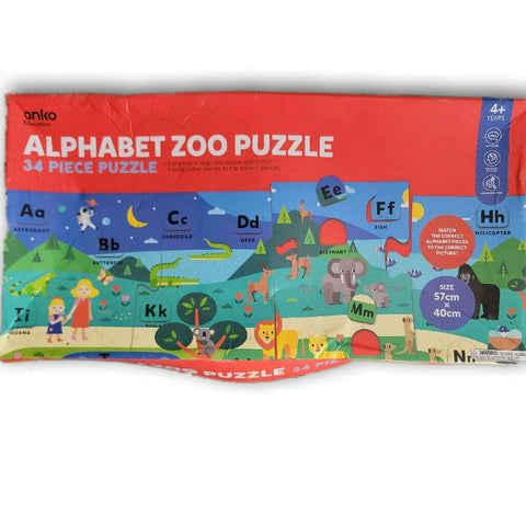 34 pc, Alpahbet zoo puzzle