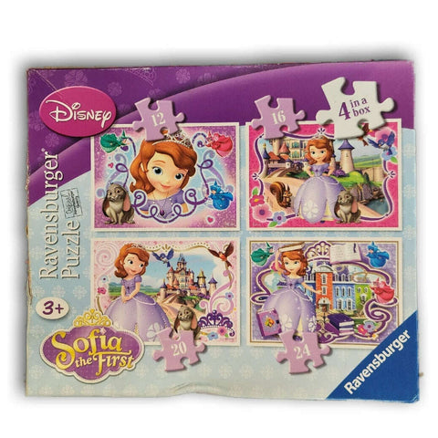Sofia the First 4 in 1 puzzle