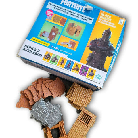 Fortnite Builder kit (has 3 wall pieces less, no figure