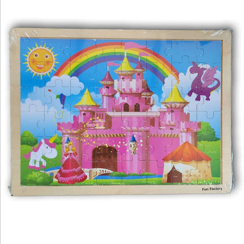Wooden jigsaw puzzle