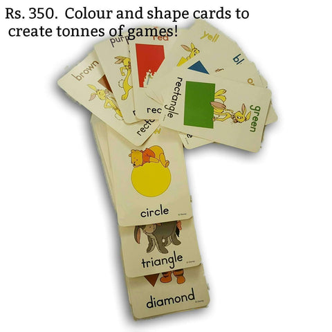 Winnie The Pooh Colour And Shape Cards