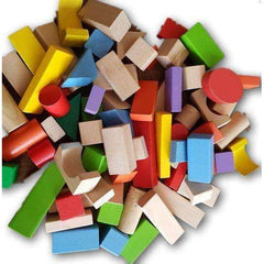 Wooden Blocks, set of 85 - Toy Chest Pakistan