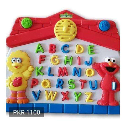 Sesame Street Big Bird/Elmo Let'S Find Abc/Alphabet Learning Educational Tabletop Game