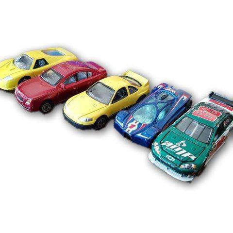 Set Of 5 Metal Cars