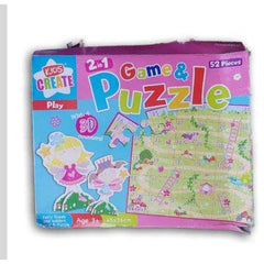 2 In 1 Game And Puzzle, Snakes And Ladders - Toy Chest Pakistan