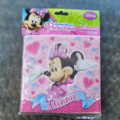 Minnie mouse party napkin