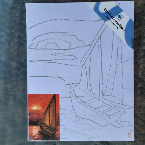 preprinted canvas for painting