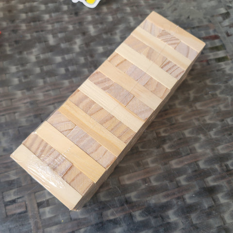 new, mini jenga, boxless