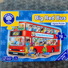 Big Red Bus 15 pc