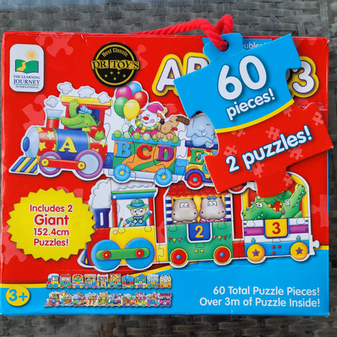 The learning journey puzzle set x 2: Abc and number