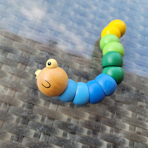 twisty wooden worm
