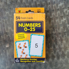 36 Number Flash Cards - Toy Chest Pakistan