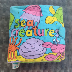 Cloth book: sea creatures