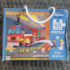 45 pc fire station puzzle