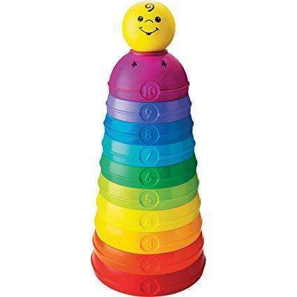 Fisher-Price Brilliant Basics Stack And Roll Cups