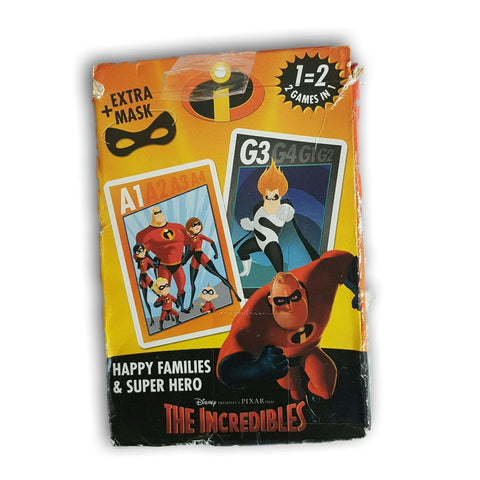 Mr Incredible Happy Families Card Set