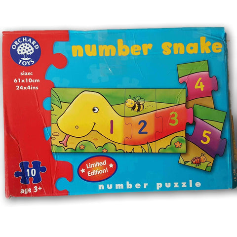 Number Snake Puzzle Shop 10Pc