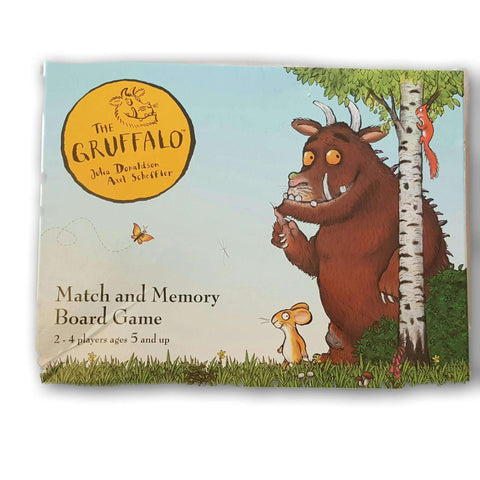 The Gruffalo Memory And Match Board Game