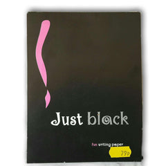 Just Black Writing Paper - Toy Chest Pakistan