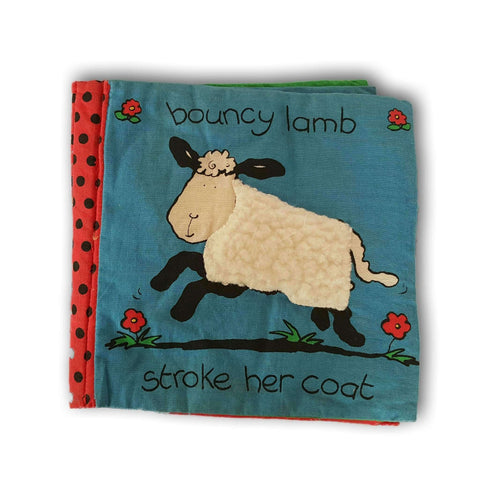 Cloth Book : Bouncy Lamb Stroke Her Coat