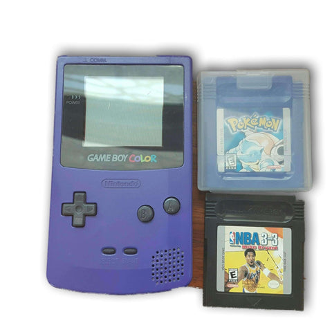 Nintendo Game Boy With Two Cartridges