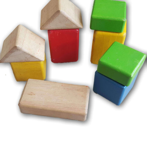 Wooden Cubes For Little Hands