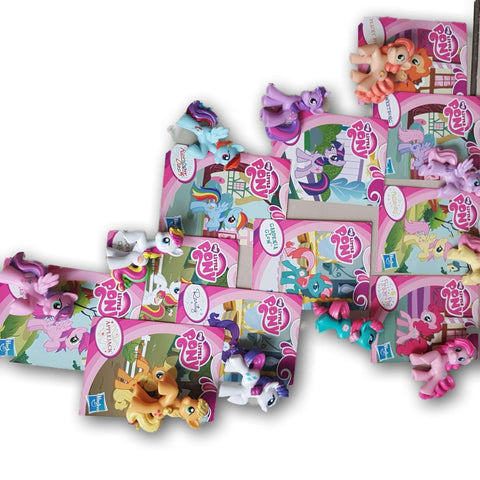 My Little  Pony Collectors Cards With Matching  Ponies