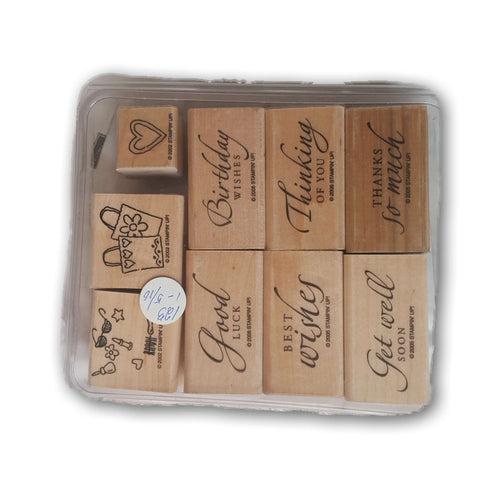 Wooden Stamp Set