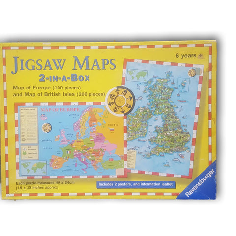Jigsaw Maps 2 In 1