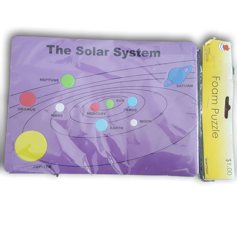 Foam Solar System Puzzle New