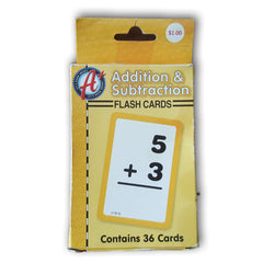 Subtraction and addition flashcards - Toy Chest Pakistan