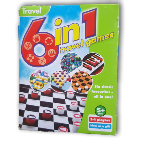 6 In 1 Travel Games