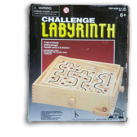 Wooden Challenge Labyrinth