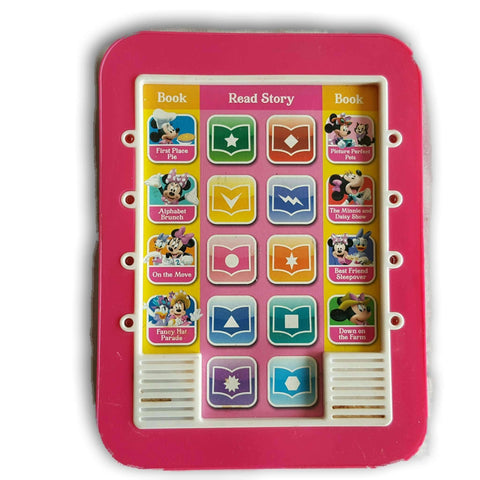 Disney Jr. Minnie Electronic Reader And 8-Book Library: Story Reader Me Reader™