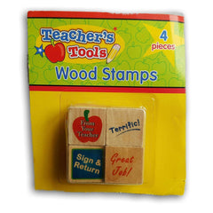 Teache Resource- Wood Stamps - Toy Chest Pakistan