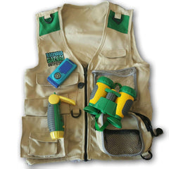 Backyard Safari Jacket with binoculars, torch and other accessories - Toy Chest Pakistan