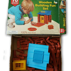 Wooden Logs (Like Lincoln Logs - Toy Chest Pakistan