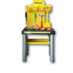 JCB Workbench with assorted tools - Toy Chest Pakistan
