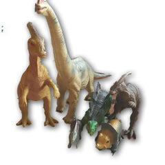 Set of 4 large and 2 small Dinosaurs - Toy Chest Pakistan