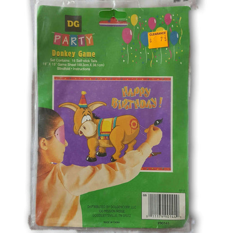 Pin The Tail On The Donkey Party Game