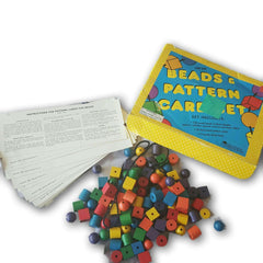 Beads and Pattern Card Set (99 beads) - Toy Chest Pakistan