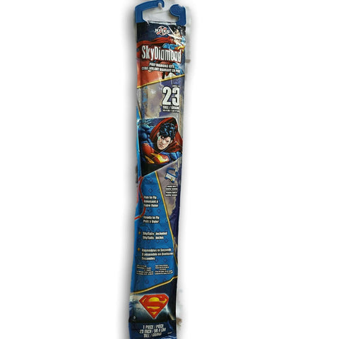Poly Diamond Kite 23 Inch Superman With String New