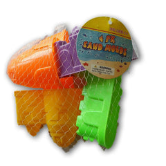 Sand Toys (4 moulds) NEW - Toy Chest Pakistan