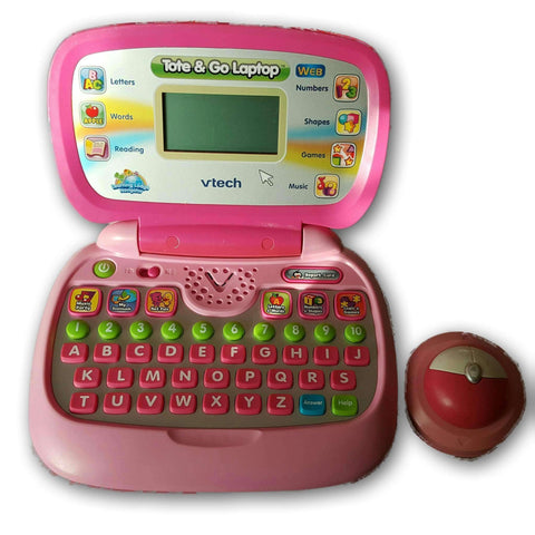 New Vtech Tote And Go Laptop Computer Kids Toddler Learning Games