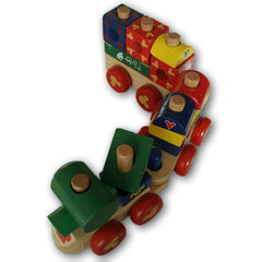 Wooden Block Train - Toy Chest Pakistan