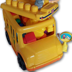 Megabloks Bus with Driver and 20 blocks - Toy Chest Pakistan