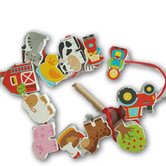 Stringing Beads - Farm Set - Toy Chest Pakistan