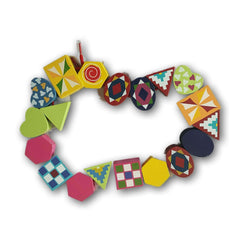 Stringing Beads- Shapes - Toy Chest Pakistan