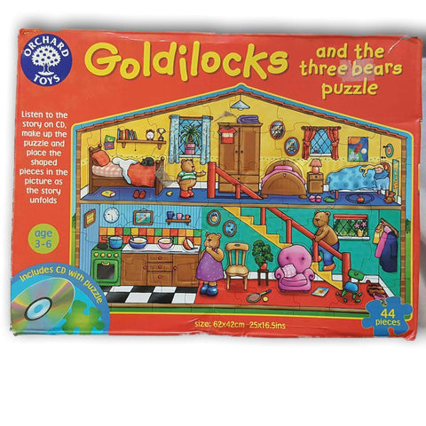 Goldilocks And The Three Bears Puzzle 44Pc No Cd